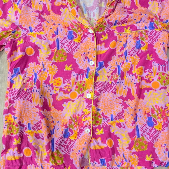 Colorful Roller Rabbit Pajama set - Picture 5 of 6